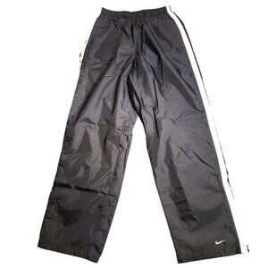 Nike Mens Track Pants Large Navy Blue Athletic Straight Leg Activewear Casual